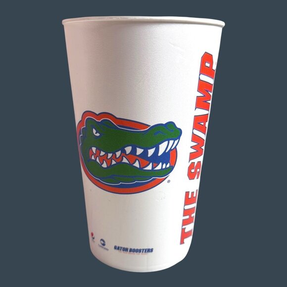 University Of Florida Gators "The Swamp" Plastic Cup Steve Spurrier Vintage 32Oz - Picture 3 of 6
